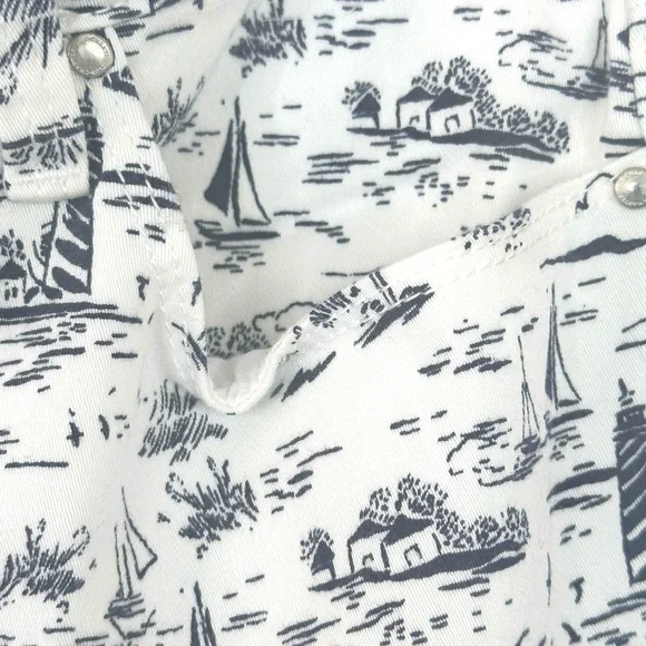 Charter Club‎ Bristol Capri Nautical Coastal 5 pocket Cotton/Spandex Size 8 - Picture 10 of 16